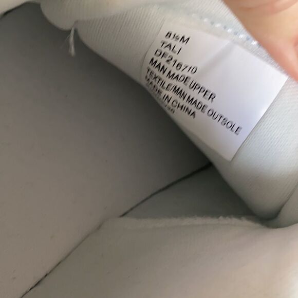 New Daisy Fuentes Tali white leather sneakers 8 1/2 - Picture 7 of 9